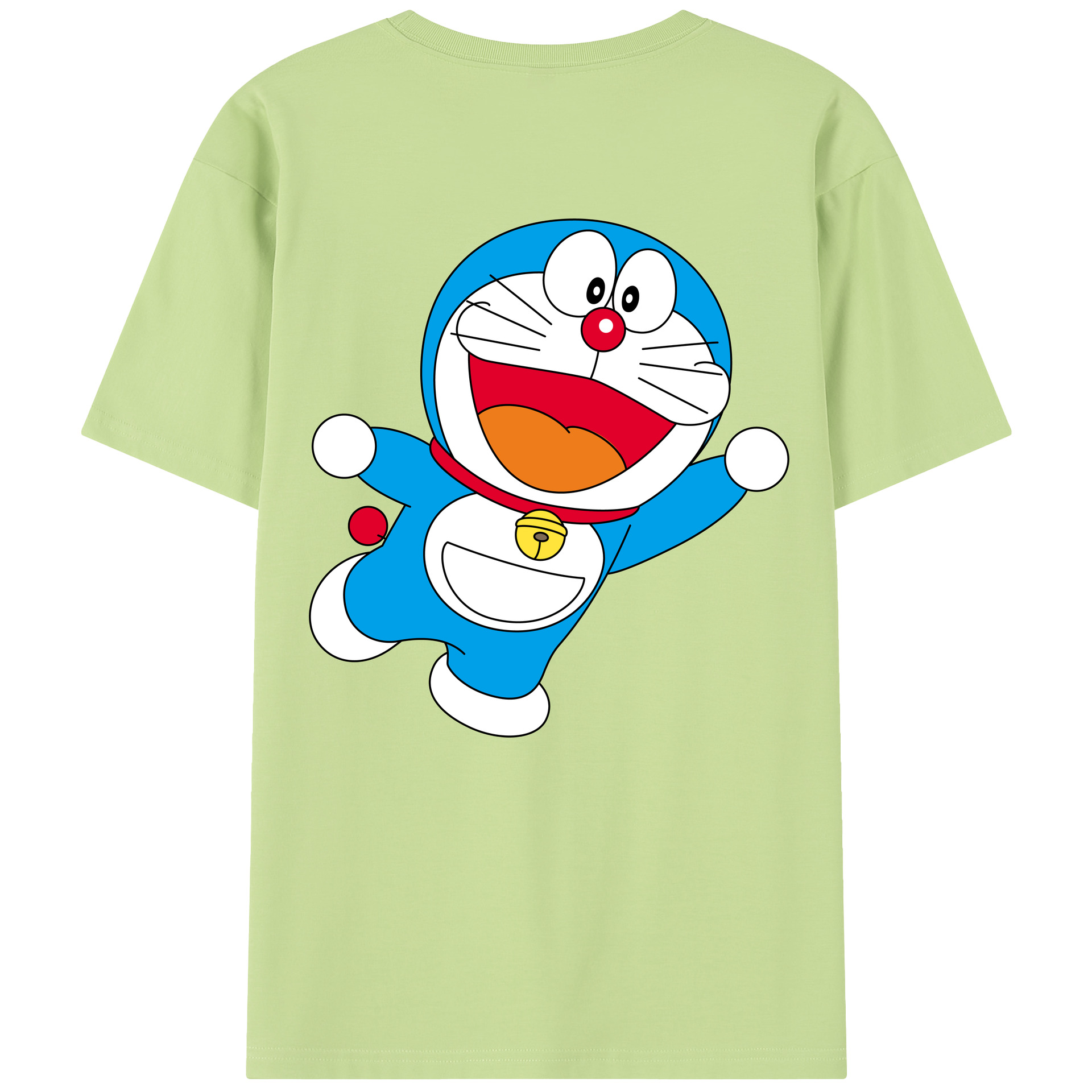 （画像用） ドラえもん Doraemon 綿100％半袖Tシャツ（背面プリント）